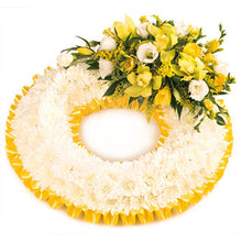 Load image into Gallery viewer, Blocked Classic White Wreath