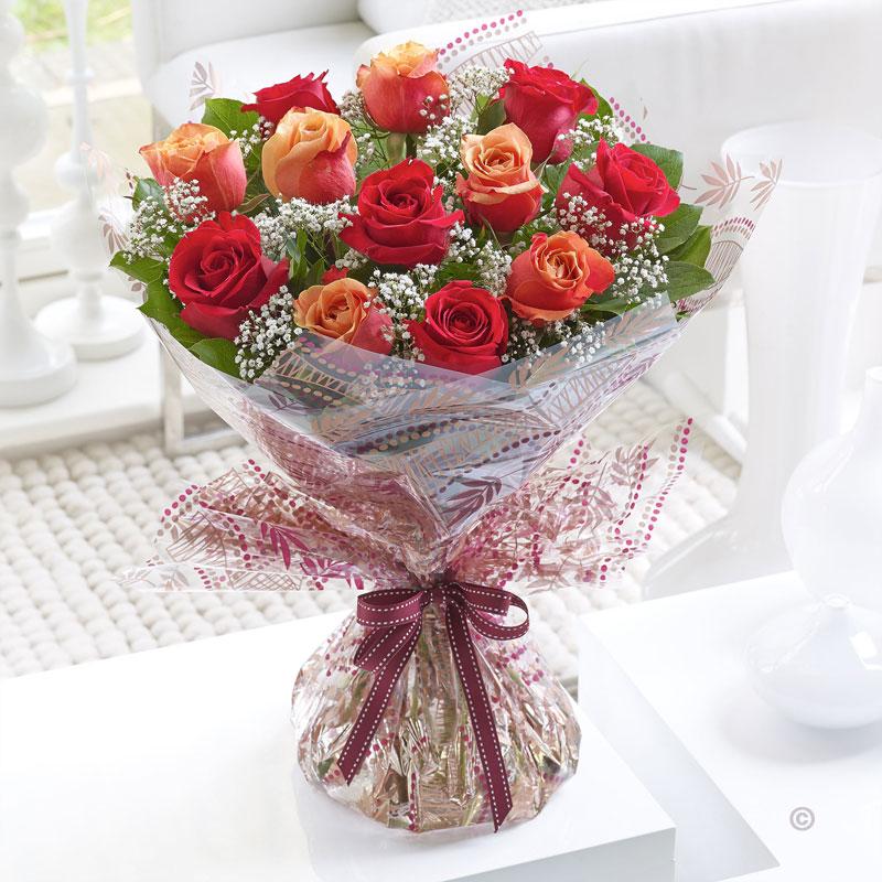 Autumn Rose Hand-Tied